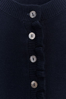 RUFFLE TRIM CARDIGAN - Zara фото 8