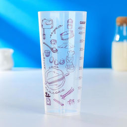 Цена за 2 шт. Стакан мерный «Поварёнок», 500 мл, h=16.5 см, d=8 см