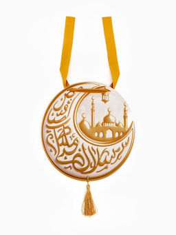 Цена за 2 шт. Плакат "Луна Рамадана" с кисточкой и лентой