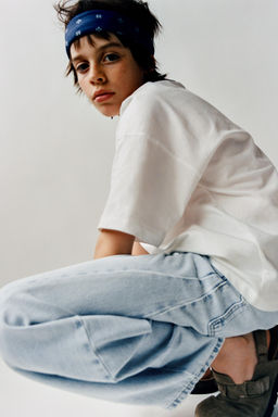 JEANS BARREL / Azul claro - Zara фото 7