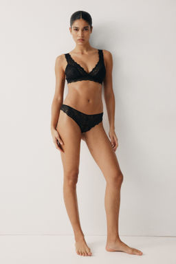 2-pack lace Brazilian briefs - H&m фото 16