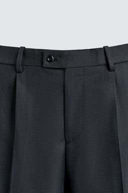 TEXTURED SUIT TROUSERS - Zara фото 9