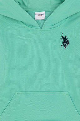 Базовый свитшот мятного цвета для мальчика - U.s. polo assn фото 3