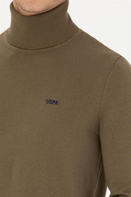 U. S. Polo Assn Мужской базовый свитер цвета хаки - U.s. polo assn фото 14