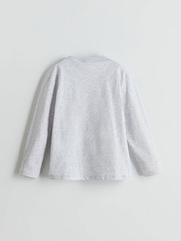 Bisiklet Yaka Bask?l? Erkek Bebek Ti??rt