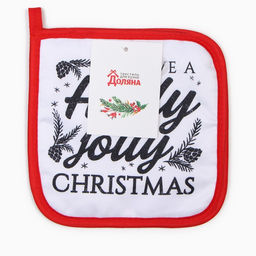Цена за 2 шт. Прихватка Holly jolly, 17×17 см, 100% п/э, ватин 250 г/м²