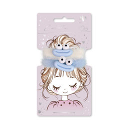 Набор резинок для волос арт. 71824 / 10 ПУШИСТЫЕ МОНСТРИКИ (в наборе: 2шт., б/р, вулканизированная р