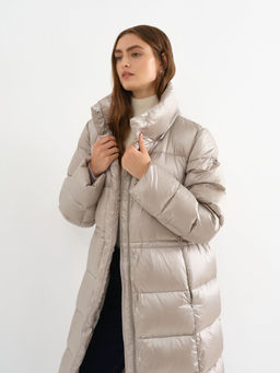 Conso/WDM 230566 - mist Пуховое пальто  фото 6