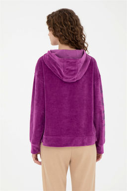 Женский фиолетовый свитшот - U.s. polo assn фото 5
