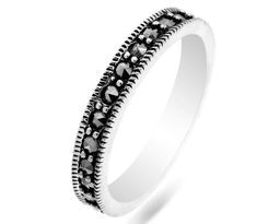 Кольцо из серебра марказит, SL-AGA1531