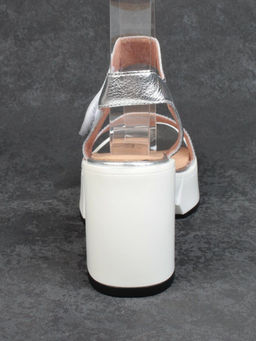 08-QL6989-1B WHITE Босоножки женские (натуральная кожа) - Фабричный китай фото 9