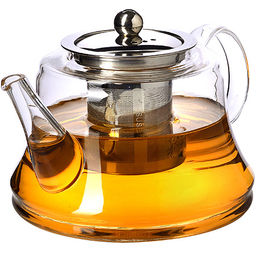 60077 Заварочный чайник 3пр 850мл стек н/с LR(х24)