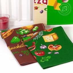 К-т полотенец Итальяно 50*60 см. - 3 шт. рогожка хлопок 100% - Лен поволжья фото 3