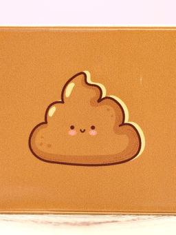 Обложка для студенческого Cute poop, плотность 600 мкм