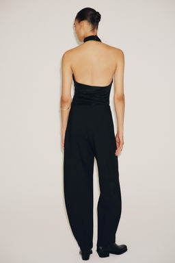 HALTER BODYSUIT WITH FLORAL APPLIQU_ - Zara фото 5