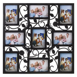 Фоторамка коллаж 53х53 см бабочка / KS808 /уп 24/9 фото черная - Галеонтрейд фото 3