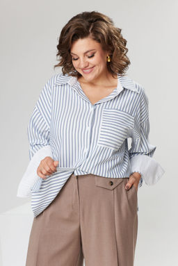 Костюм Romanovich Style 2-2726 голубой/бежевый фото 8