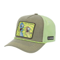 Бейсболка CAPSLAB арт. CL/REM5/1/PCT/MCO Rick and Morty Together (оливковый)