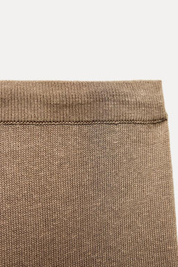 WIDE-LEG KNIT TROUSERS - Zara фото 10