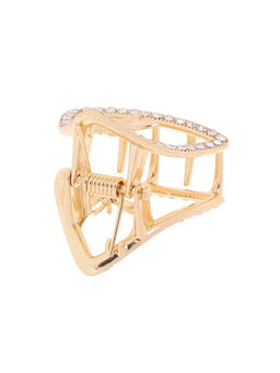 Крабик для волос «Флоранс», уголок, 3.5 см, золото