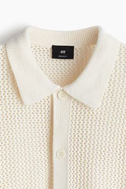 Camisa en punto pointelle Regular Fit - H&m фото 9