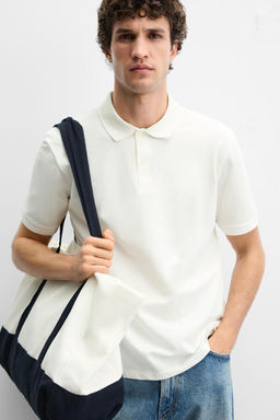 BASIC PIQUE TEXTURE POLO SHIRT - Zara фото 22