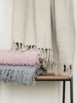 Покрывало вафельное 200x220 серый Хлопок 100% - Denastia фото 10