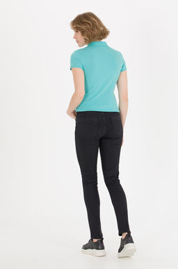 Kad_n Siyah Toothpick Fit Jean Pantolon