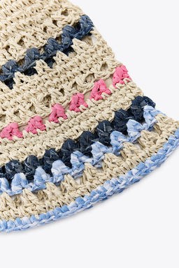 CONTRAST BUCKET HAT - Zara фото 4