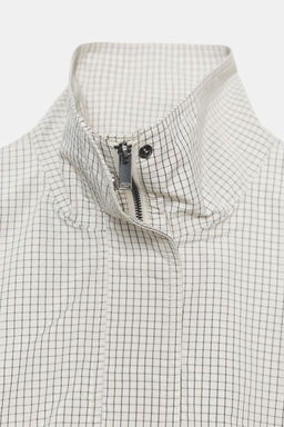 CHECK NYLON JACKET - Zara фото 24