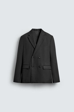 DOUBLE-BREASTED SUIT BLAZER - Zara фото 6