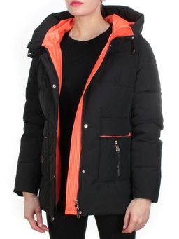 YM 2102 BLACK Куртка зимняя женская MARIA (200 гр. холлофайбера) - Fashion фото 8