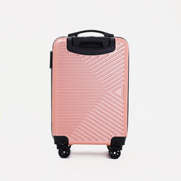 Чемодан малый 20, отдел на молнии, кодовый замок, цвет розовый - Simaland фото 5