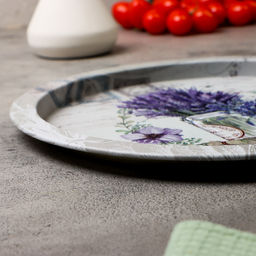 Поднос Лаванда, 28 х 1,6 х 0,32 см, металл - Simaland фото 3