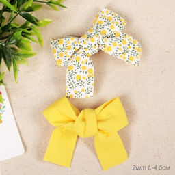 Банк-зажим для волос набор 2 штуки / YIW-50 /уп 1/микс