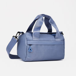 Сумка спортивная на молнии, наружный карман, цвет серый