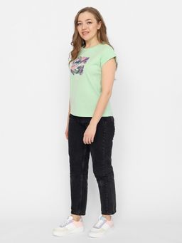 CRB wear/FSSW 60246-38 Футболка женская,ментоловый/Ex.Cherubino  фото 3