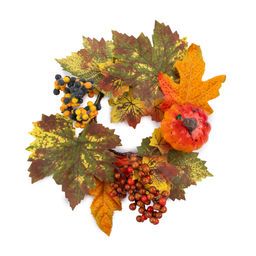 Blumentag WDM-10 Мини-венок осенний с тыквой и ягодами 9.5 см 3 х 1 шт. 01