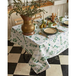 Скатерть Этель Eucalyptus 146х110см, 100%хл, саржа 190 гр/м2  фото 5