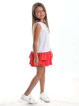 Платье UD 2996 бел/коралл - Mini maxi фото 3