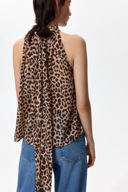 Top de gasa con cuello fular - H&m фото 5