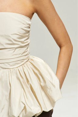 Топ-корсет с баской Ivory