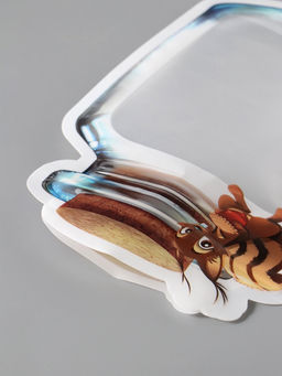 Цена за 3 шт. Пакет для хранения «Стеклянная баночка с пробкой. Белочка», застёжка zip-lock, 17×24.5+7 см