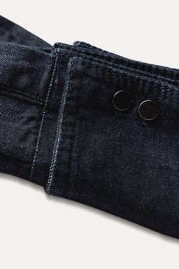 ZW COLLECTION DENIM SHIRT WITH BOW - Zara фото 9