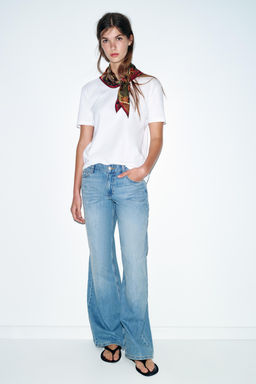 FLORAL PRINT VISCOSE SCARF - Zara фото 6