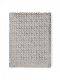 Полотенце для лица 50x90 светло-серый вафельное полотно - Denastia фото 2