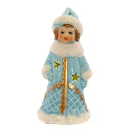 Фигурка декоративная "Снегурочка" с подсветкой, L5 W5 H11 см, 2в.