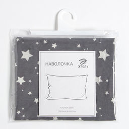 Наволочка Этель Starry sky, 50х70 см, 100% хлопок, бязь  фото 3
