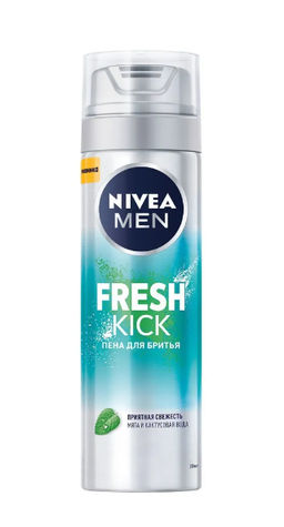 NIVEA FOR MEN д/бритья пена 200мл FRESH KICK