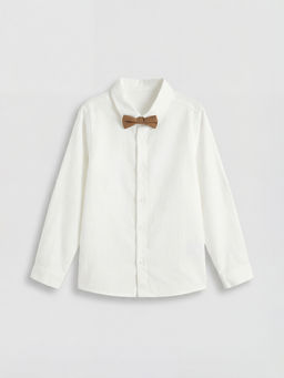 Erkek ?ocuk Gabardin G?mlek ve Papyon